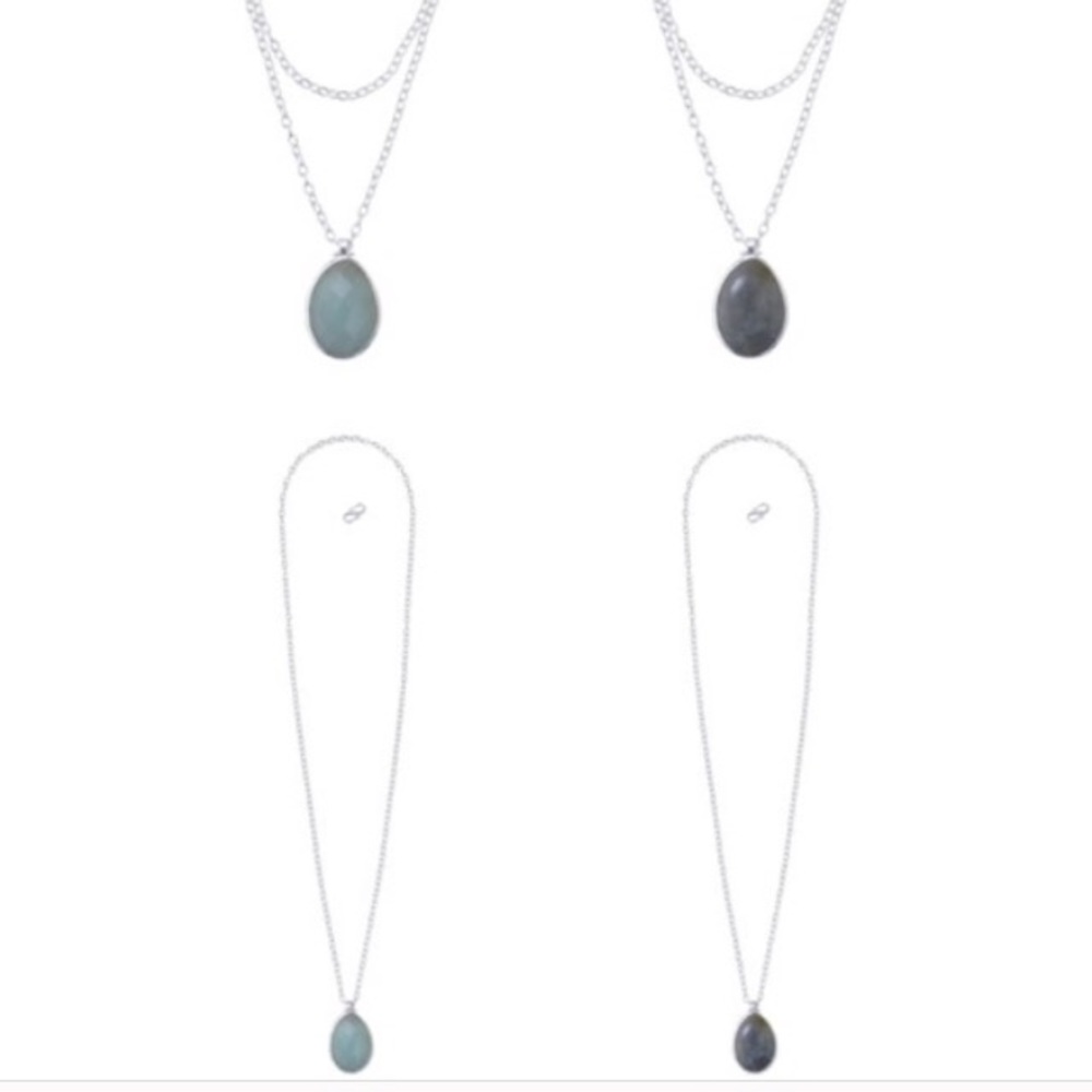 :: Stella & Dot Reversible Sanibel Necklace Gold - Picture 5 of 8
